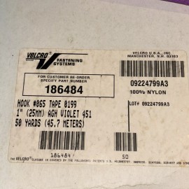 VELCRO By The Yard Violet Purple Velcro 1" Wide Hook  Side Only Sew On And Loop