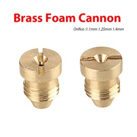 TopHomer 1Pc Foam Cannon Orifice Nozzle Tips, 1.1mm/1.25mm/1.4mm, Brass, Replacement Accessories for Snow Foam Cannon