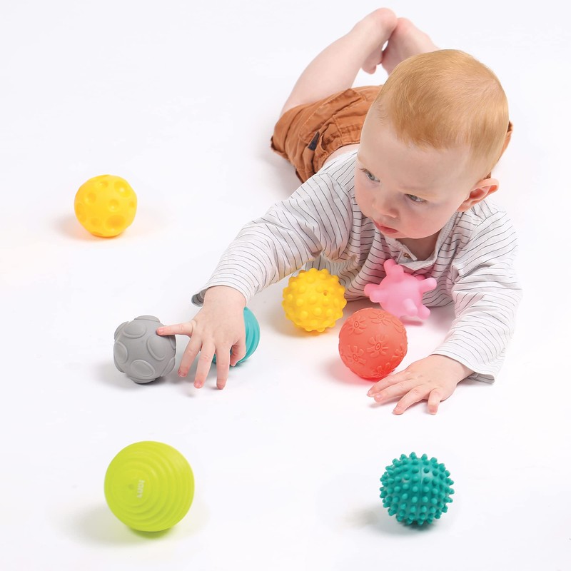 LUDI set of 8 balls for early development mixed sensory