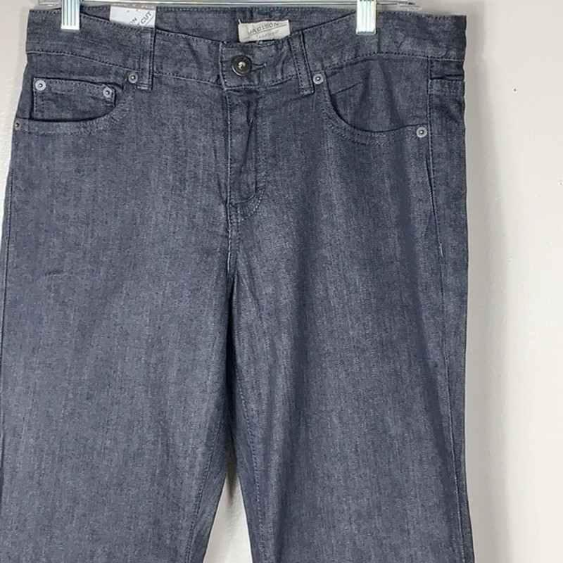 Madison Gray Modern Bootcut Women's Jean Pants Size 16