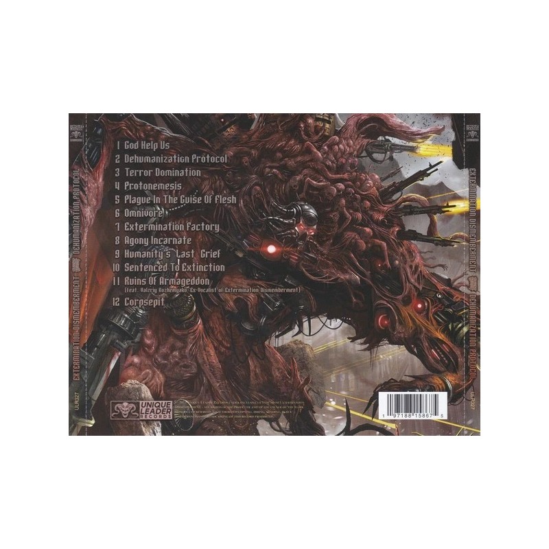 Extermination Dismemberment – Dehumanization Protocol CD SEALED NEW DEATH METAL