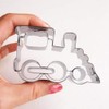 Birkmann Cookie Cutter/Parts with Trains (Stainless Steel)