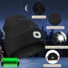 Beanie with Light, Unisex Hat with Light, 3 Modes Rechargeable