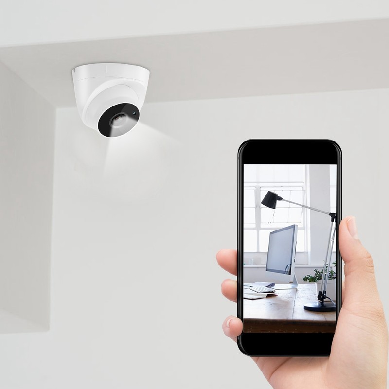 Household White Infrared IR Smart Camera Home Monitoring Device 2048*1536P