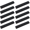 Mutai Screwdriver Bit Holder 10PCS 12 Holes 1/4Inch Black Hex