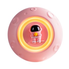 Essential Oil Diffuser Aromatherapy Diffuser with Humidification Timing Scent Diffuser with Astronaut Shaped Night Light Pink