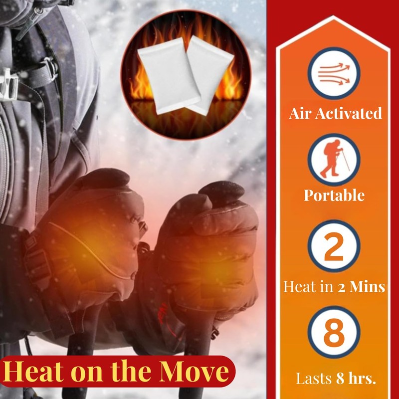 FERRIS | Hand Warmers (12 PACK) Air Activated Long-Lasting Disposable