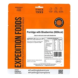 Expedition Foods Porridge with Blueberries (800kcal) - Freeze Dried Meal