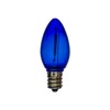 EZLS C7 Dark Blue Colored LED Filament Plastic Bulb
