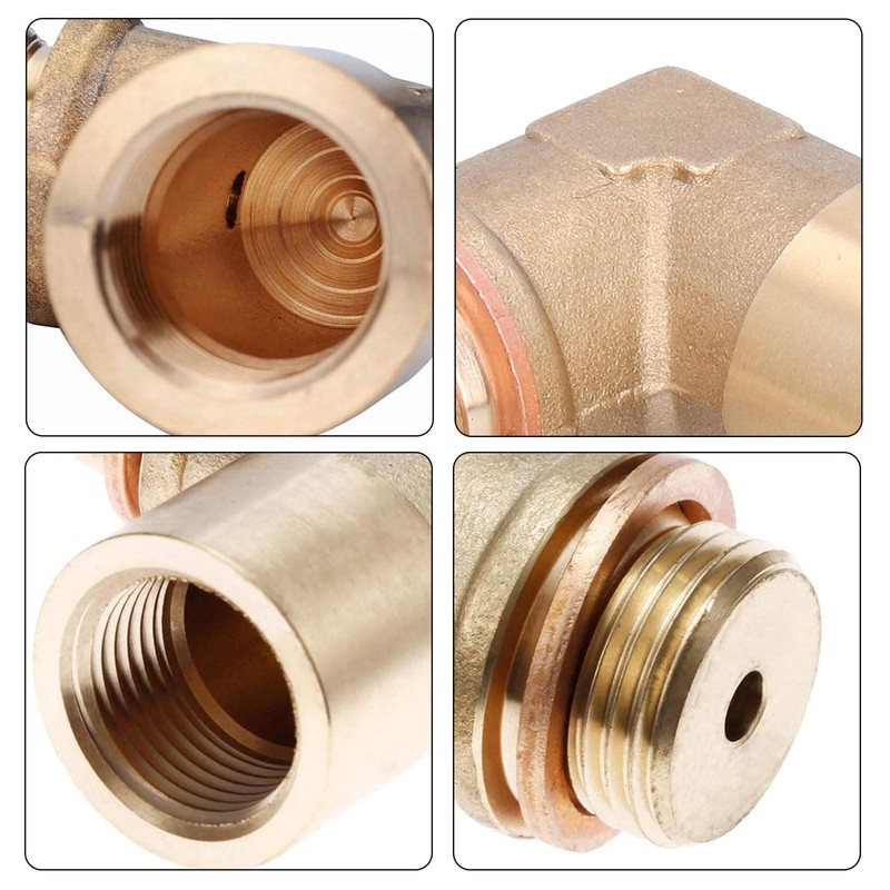 2PCS O2 Sensor Spacer, 90 Degree Angled Premium Brass Bung