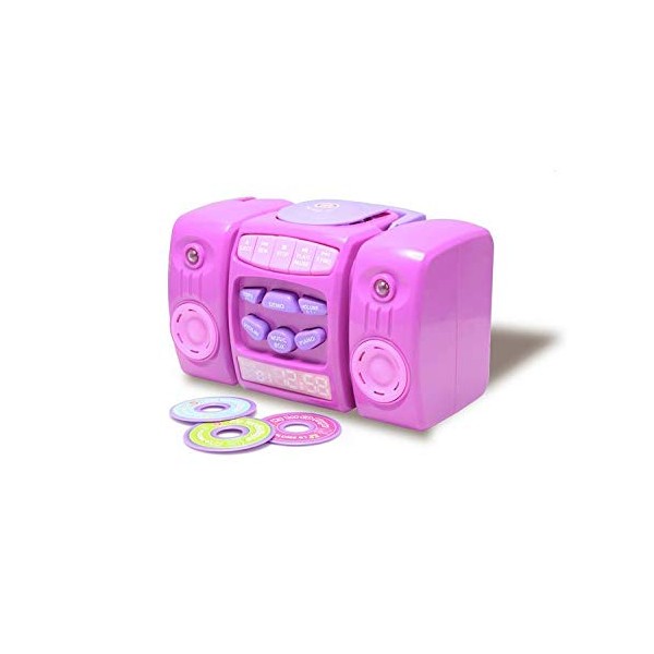 Amazing Crystal Gifts Chad Valley CD Player - Pink And Pressing Play To Hear Their Favourite Tunes