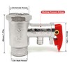 1pcs 1/2Inch Pipe Thread Water Heater Service Pressure Reducing Valve,Push
