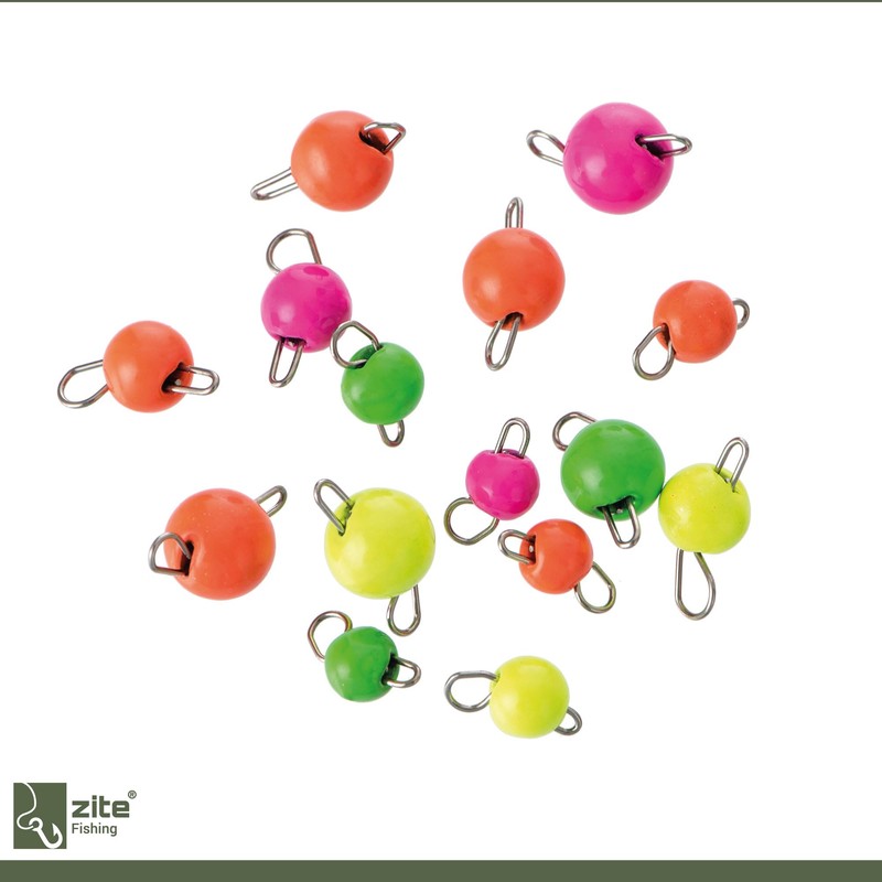 Zite Fishing Tungsten Cheburashka Bottom Jigs Set - 15 Pieces