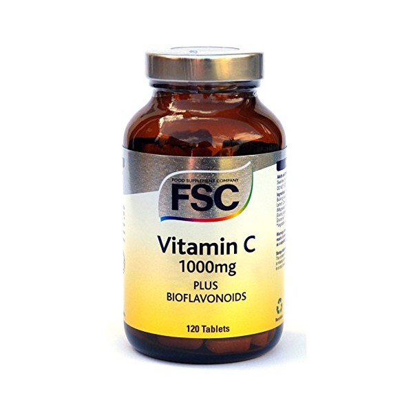 FSC Vitamin C 1000mg Plus Bioflavonoids 120 Tablets