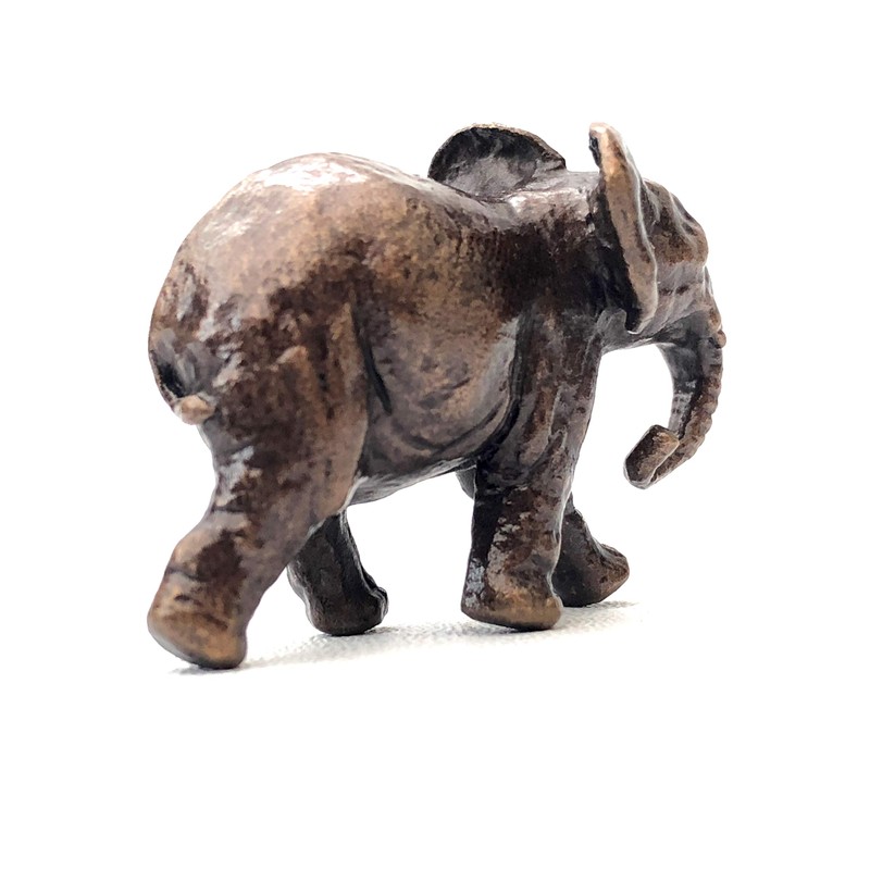Butler & Peach - Solid Bronze Miniature Elephant