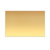 Brass Sheet,4" x 8",16 Gauge(1.5mm) Thickness, 99.9% Pure Brass Plate,for
