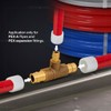 Midline Valve S1228-5 PEX A Monoflow Tee Pipe Fitting for