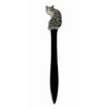 LX Hand Painted Gray Cat Letter Opener