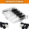 160 PCS (Black and White) Craft Buttons, Resin Buttons in