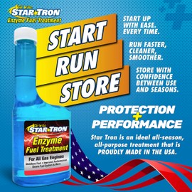 STAR BRITE Star Tron Enzyme Fuel Treatment - Concentrated Gasoline Formula - 1 oz. Treats 16 Gallons - 32 OZ (093032)