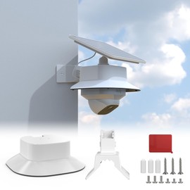 90° Corner Mount and Weatherproof Sunshade Set for Eufy SoloCam E30,eufy Security 4G LTE Cam S330