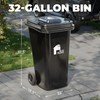 EconoHome Outdoor Garbage Can with Lid - 32 Gallon Trash