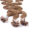 hair2heart Extensions Echthaar Bondings Gewellt - 25 Strähnen 0.5g 60cm