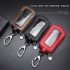 VSLIH Universal Genuine Leather Car Key Fob Case