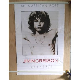 THE DOORS 1998 JIM MORRISON An American Poet 1943-1971 POSTER JOEL BRODSKY PIC