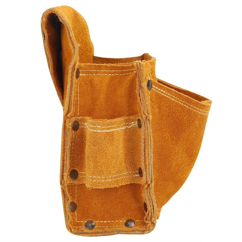 Tool Belt Pouch Woodworking Tool Pouch Thick Wear Resistant Leather