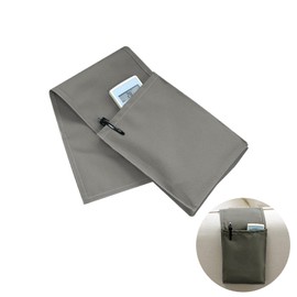 thirei Armlehne Organizer für Sofa, Couch Sessel Bett Storage Tasche, zur Aufbewahrung von Fernbedienungen, Handys und Stiften, Grau