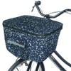 Two-Tiered Front Basket Cover for Bicycle, Waterproof MY-165 (Navy x