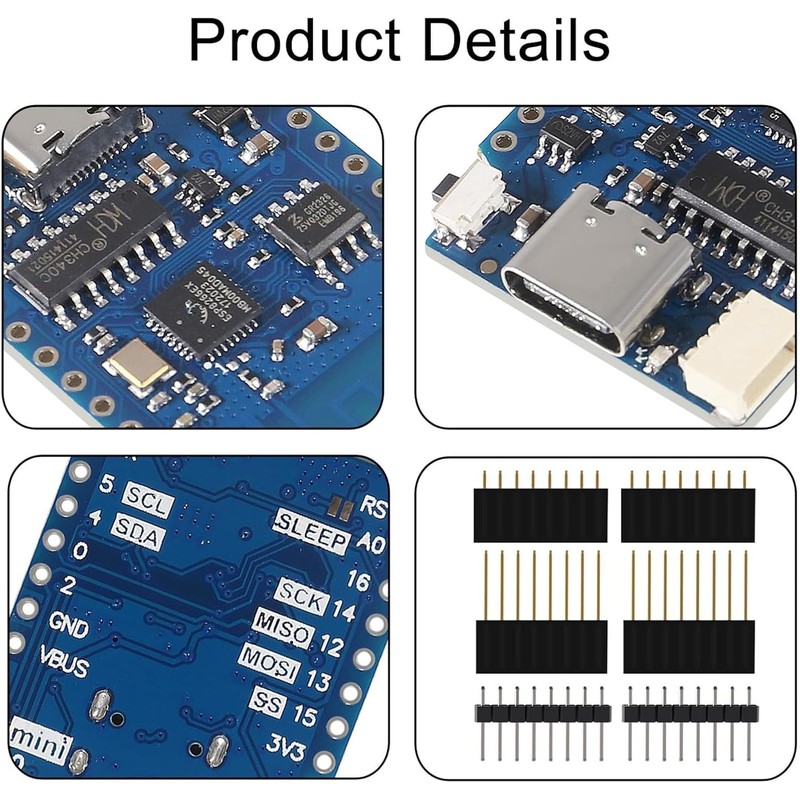 AYMBH WEMOS D1 Mini V4.0.0 ESP8266 WiFi Development Board with