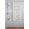 Croydex Dotty Textile Shower Curtain,1800 x 1800mm