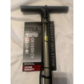 Bell Tire Pump Bell Floornado 900 High Pressure Air Gauge Lifetime warranty long hose
