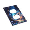 Tewujay Decorative Outlet Cover 1 Gang Mushroom Fairy Butterfly Forest