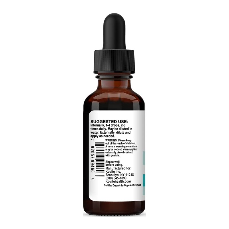 Kovite Organic Oregano Oil 80% Liquid Extract - 1 oz