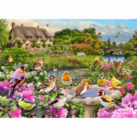 Birdsong by the Stream 1000 Piece Jigsaw Puzzle | Bird Jigsaw Puzzle | Sustainable Puzzle for Adults | Premium 100% Recycled Board | Great Gift for Adults | Gibsons Games