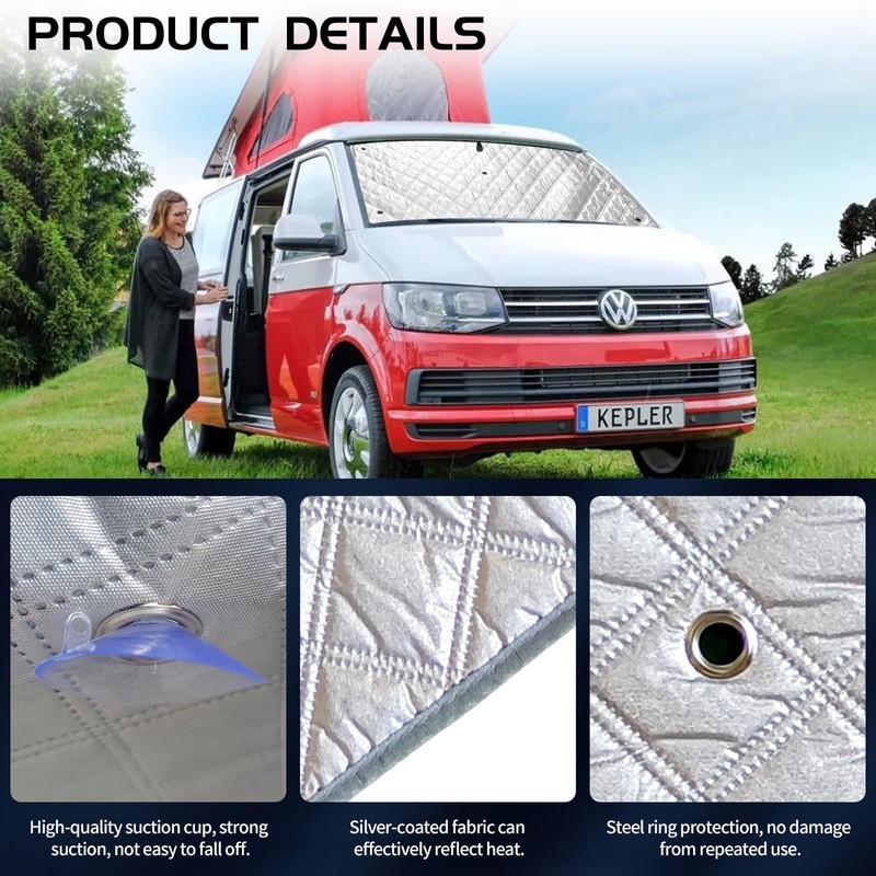 Internal Thermal Blind Set - 8 Pcs Compatible with VW
