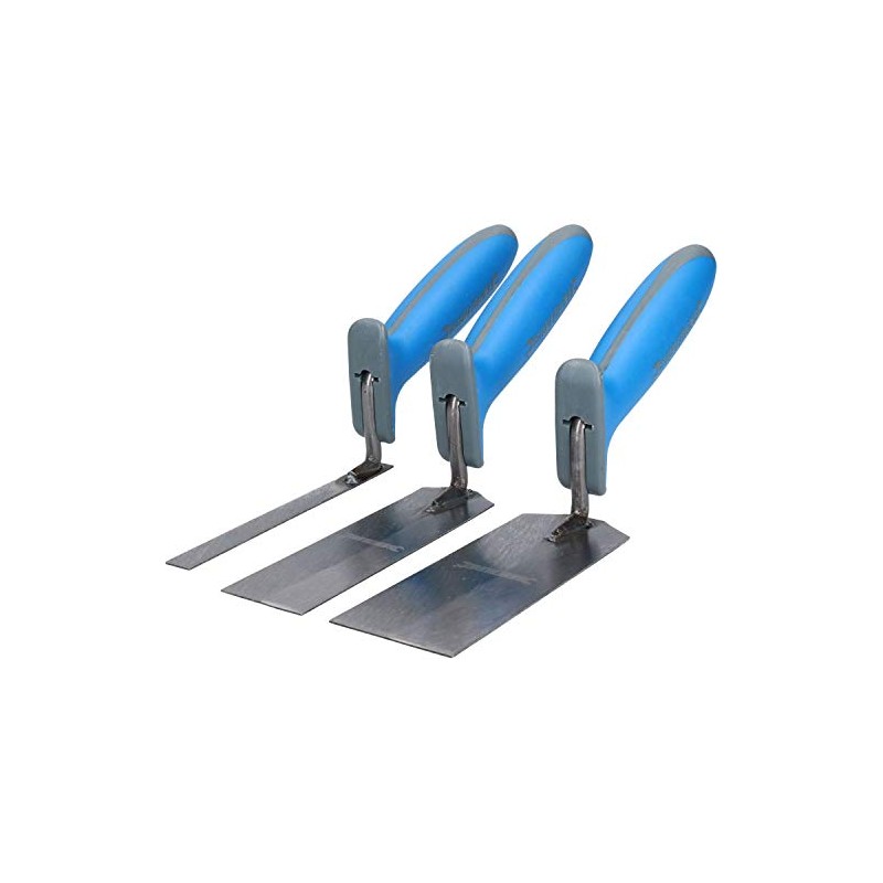 Margin Trowel Set Corner Plastering Tiling Soft Grip Handles 3