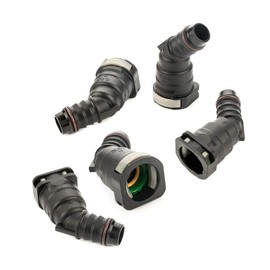 5x LST Fuel Cable Connector Quick Coupling 15.82 mm 45° Angle