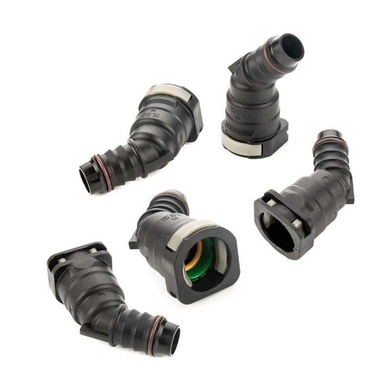 5x LST Fuel Cable Connector Quick Coupling 15.82 mm 45°