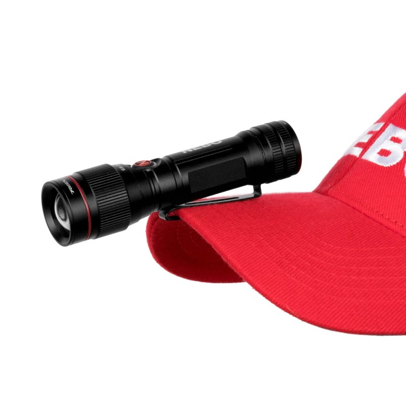 NEBO Redline Flex 450 Lumen Flashlight Pocket Light Rechargeable 6X