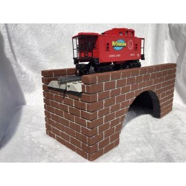 MrTrain O Scale/Gauge Bridge | Model Railroad | BRICK ARCH |12" Train Scenery