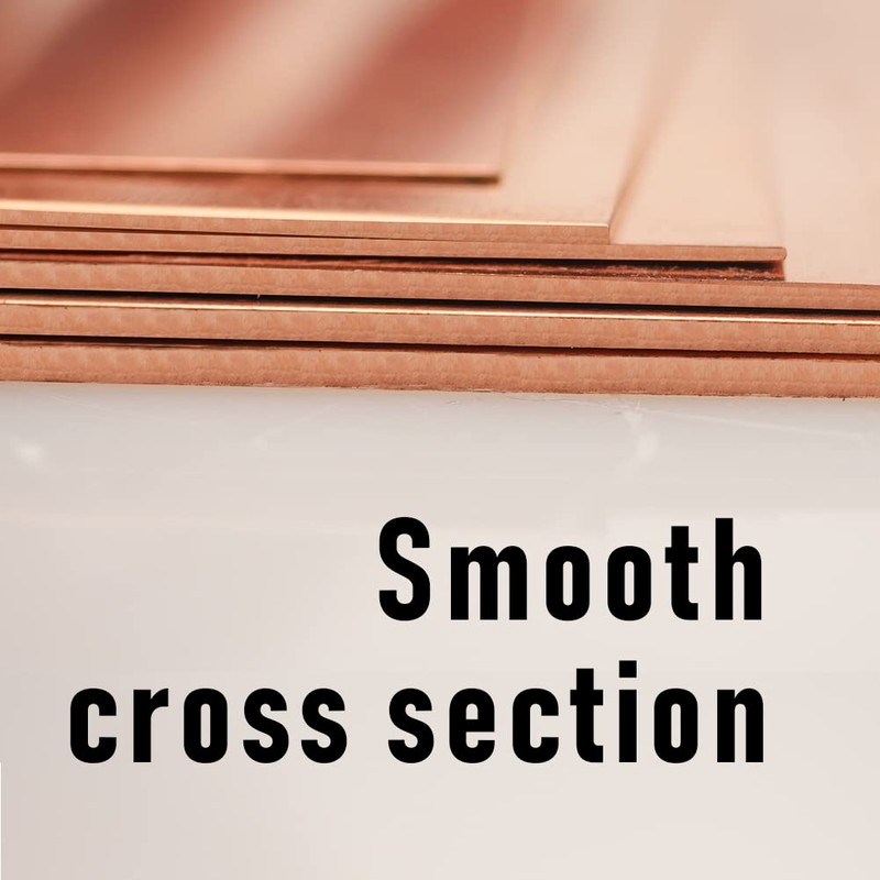 Tynulox 22 Gauge 99.9% Pure Copper Sheet, 1 Pcs (0.02"