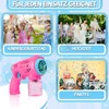 Blubbel Bubble Gun, Bubble Machine, 150 ml Tank Bubble Liquid,