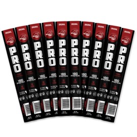 Wenzel's Farm PRO Snack Sticks - Naturally Smoked, Handcrafted with Real Quality Meat (Original) Pack of 10 Sticks (1.9oz Each)