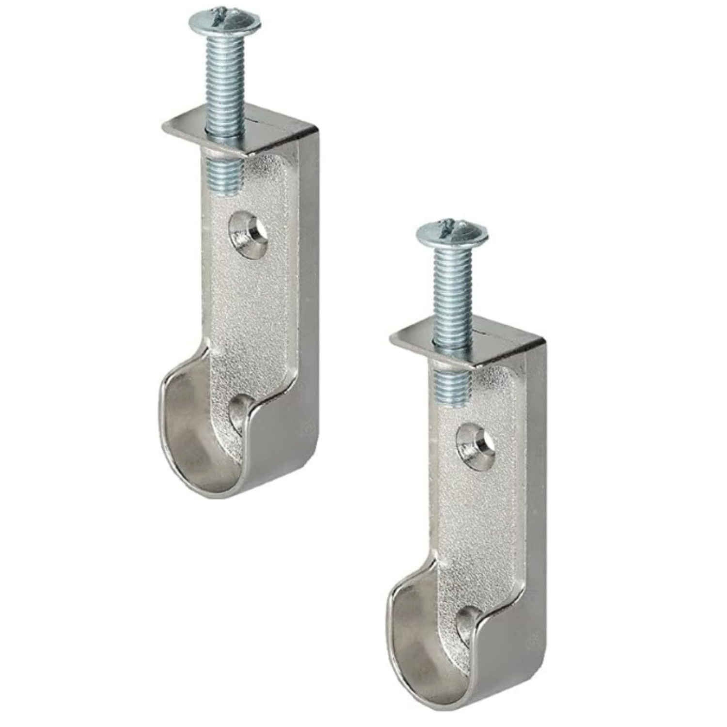 Gedotec Ceiling Wardrobe Rail Bearing, Pack of 2 Clothes Rail Brackets ...