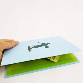 Soccer Greeting Card - Birthday, Retirement, Congratulations, Thank You, Fathers Day, Mothers Day, Soccer Lover | Pop Card Express (Soccer Game Pop Up Card (Light Green))