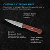 Messermeister Custom 3.5” Paring Knife, Terra Red - X50 German